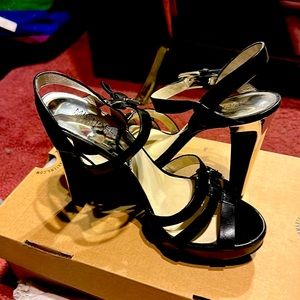 Michael Kors Black Strappy size 9 heels